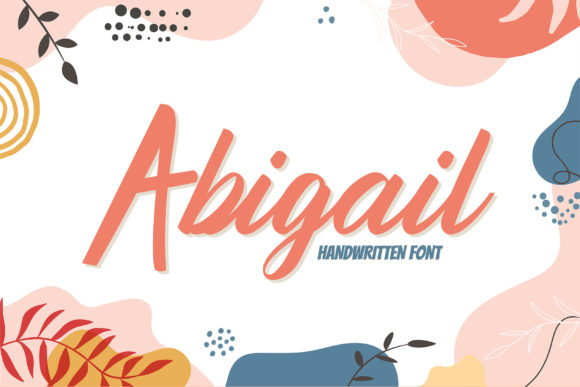 Abigail: A Versatile Paint Brushed Script Font