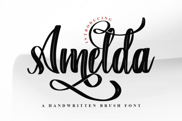 Amelda: Elevating Design with Brushed Handwritten Elegance