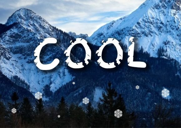 Cool: A Brushed Decorative Font for Modern Design