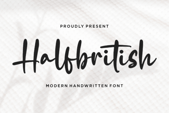 Halfbritish: A Relaxed Script for Modern Design