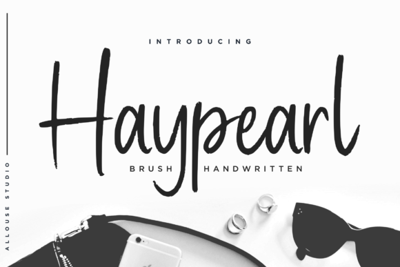 Haypearl: A Modern Brushed Handwritten Font
