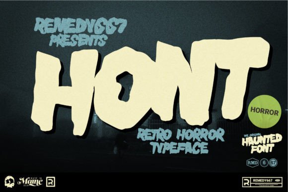 Hont: Bold Brushed Typography