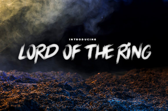Lord of the Ring: A Brushed Display Font for Modern Design Projects