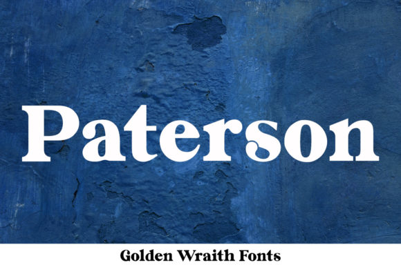 Paterson: Elevating Design with a Paint-Brushed Serif Aesthetic