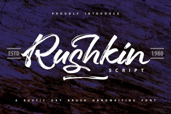 Rushkin: Elevating Design with a Brushed Handwritten Aesthetic