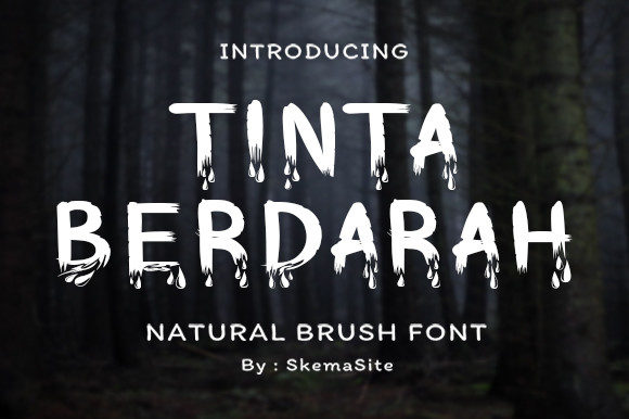 Tinta Berdarah: Elevating Design with Expressive Brush Typography